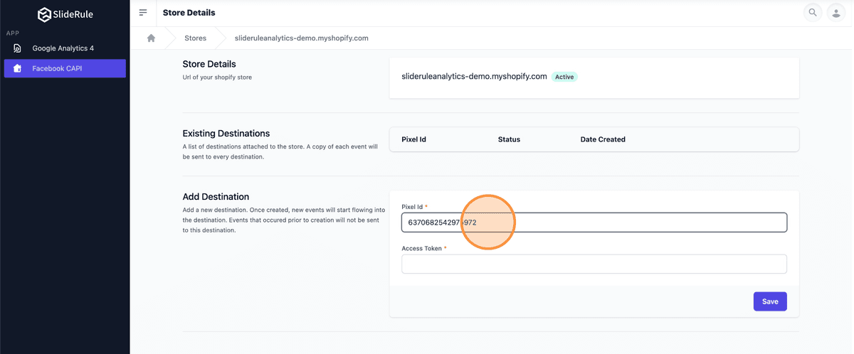 Pasting Pixel ID in SlideRule