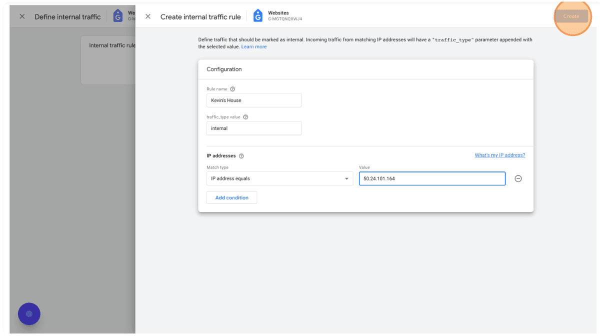 Finalizing internal data definition