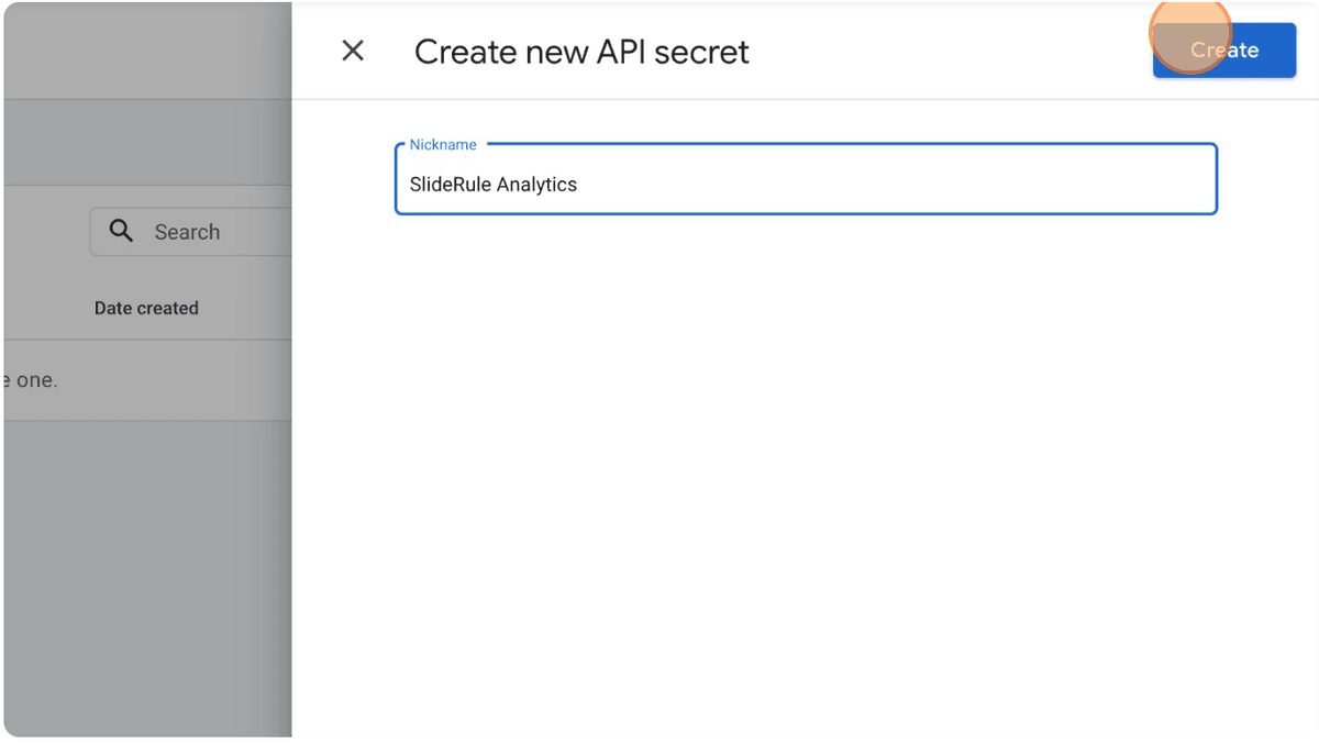 Naming the Measurement Protocol API Secret