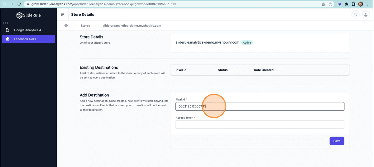 Pasting Pixel Id in SlideRule